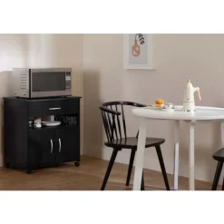 Microwave Cart on Wheels - South Shore