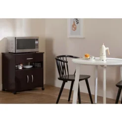 Microwave Cart on Wheels - South Shore