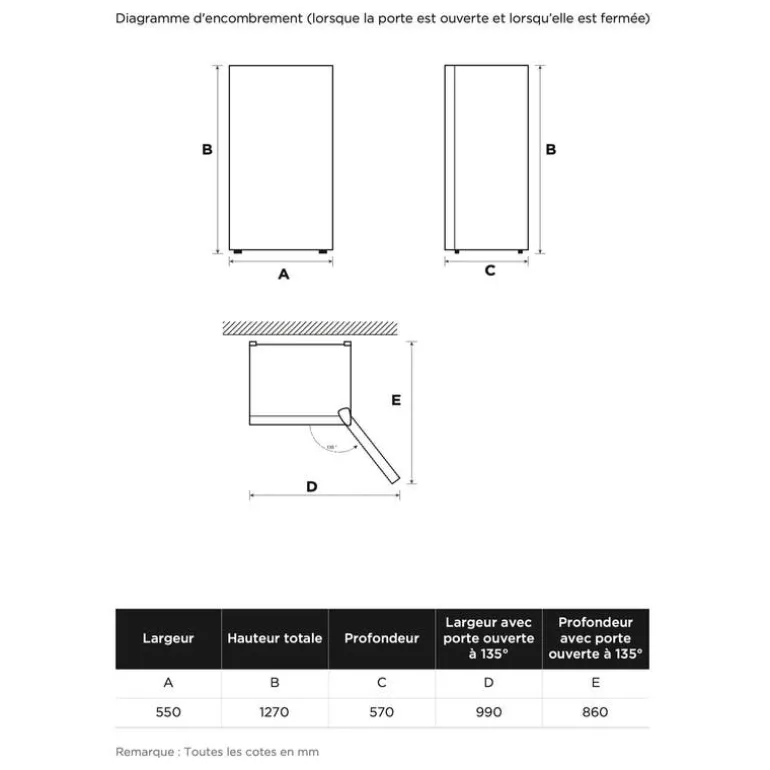 Midea 22" Convertible Refrigerator/Freezer White All refrigerator, Convertible Freezer - MRU07B4BWW