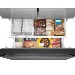 Midea 26,5 Cu. Ft. 36 In Refrigerator Stainless Bottom Freezer, French door - MRF27I6BST