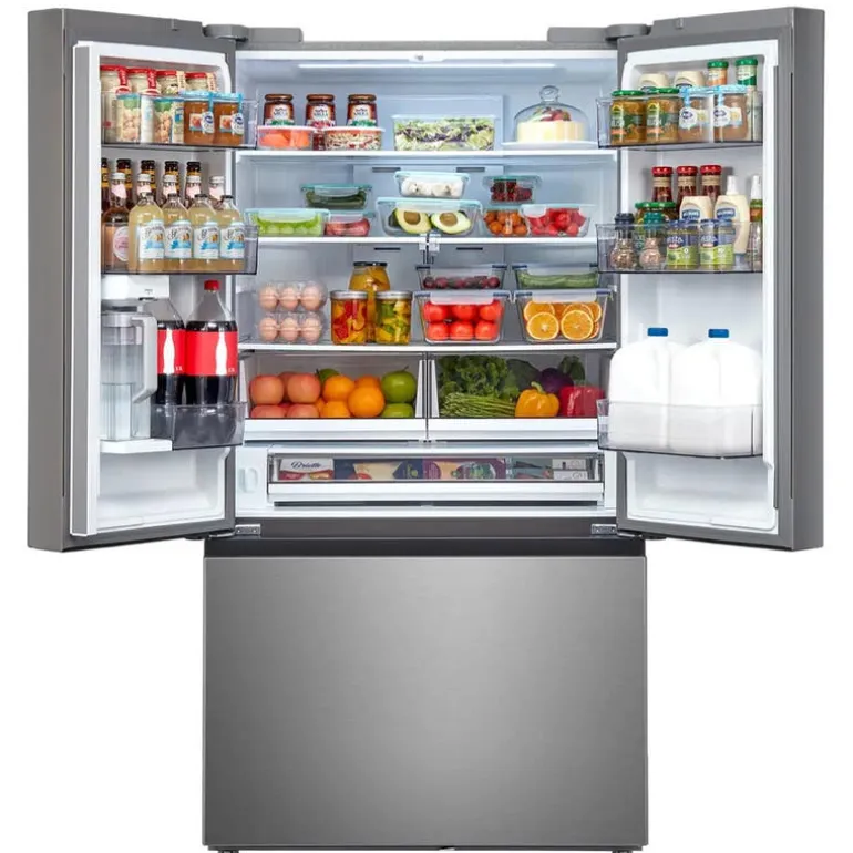 Midea 26,5 Cu. Ft. 36 In Refrigerator Stainless Bottom Freezer, French door - MRF27I6BST