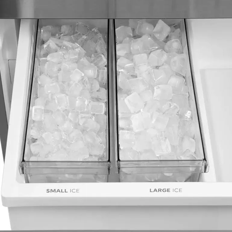 Midea 26,5 Cu. Ft. 36 In Refrigerator Stainless Bottom Freezer, French door - MRF27I6BST
