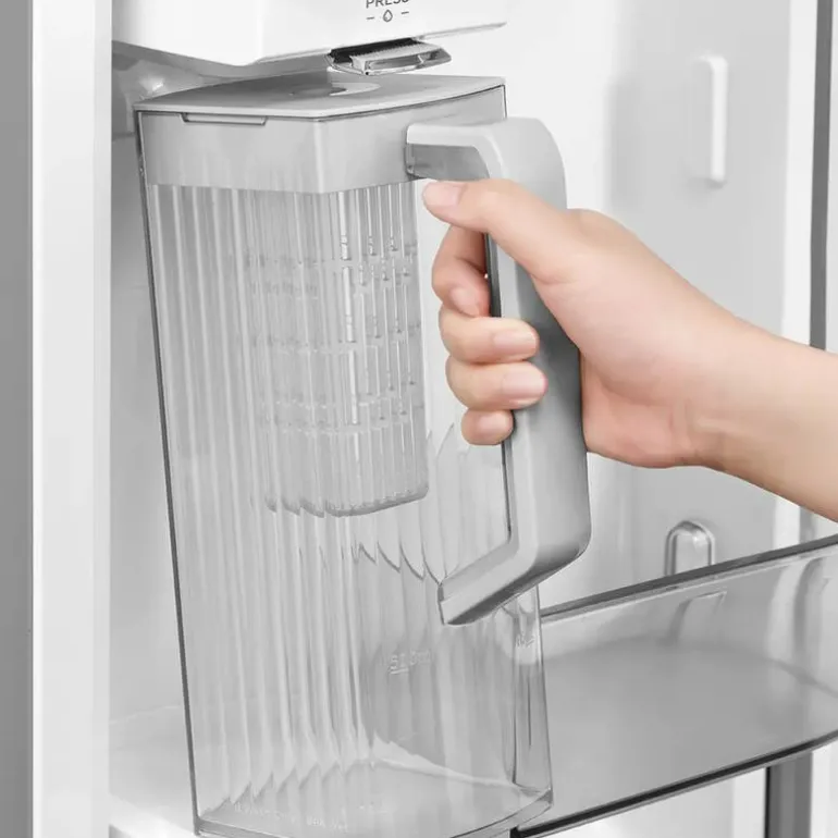 Midea 26,5 Cu. Ft. 36 In Refrigerator Stainless Bottom Freezer, French door - MRF27I6BST