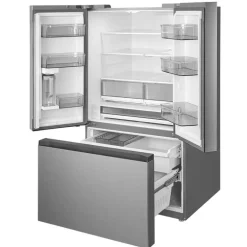 Midea 31.7 Cu. Ft. 36 In Refrigerator Stainless Bottom Freezer, French door - MRF32I6BST
