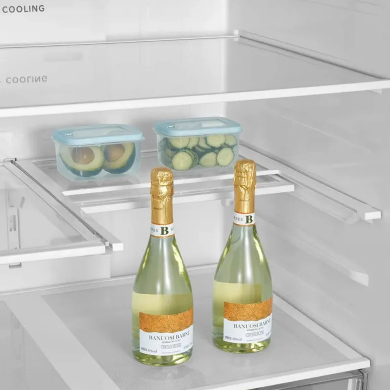 Midea 31.7 Cu. Ft. 36 In Refrigerator Stainless Bottom Freezer, French door - MRF32I6BST
