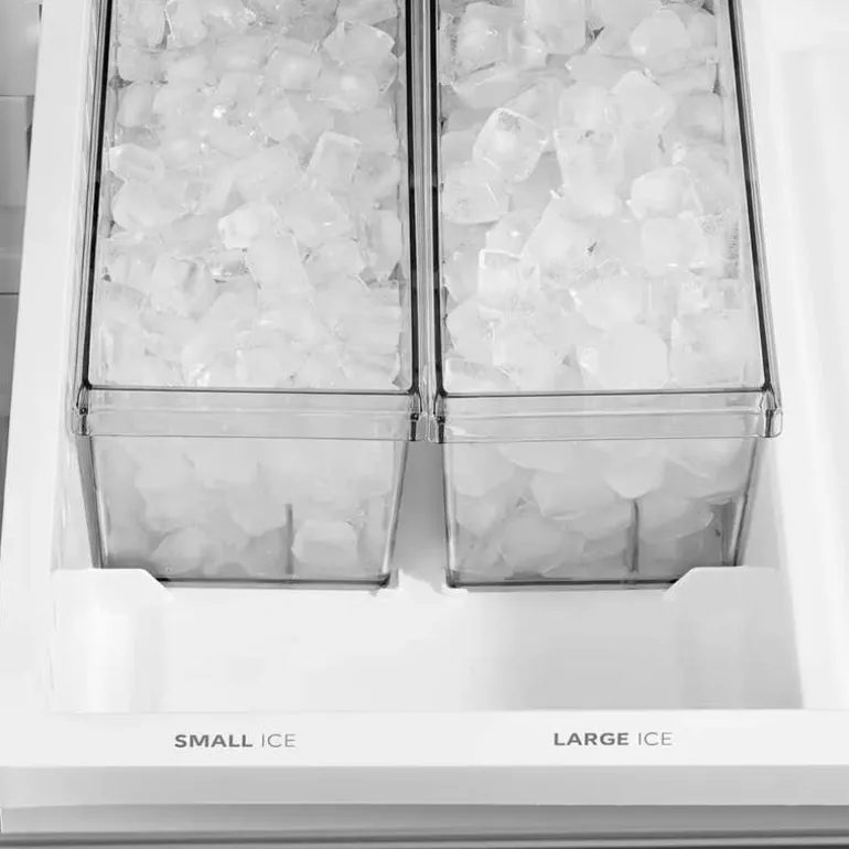 Midea 31.7 Cu. Ft. 36 In Refrigerator Stainless Bottom Freezer, French door - MRF32I6BST