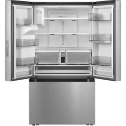 Midea 29.3 Cu. Ft. 36 In Refrigerator Stainless Bottom Freezer, French door - MRF29D2AST