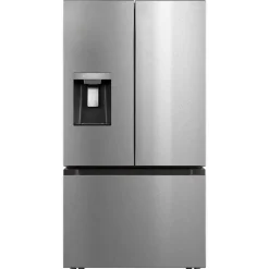 Midea 29.3 Cu. Ft. 36 In Refrigerator Stainless Bottom Freezer, French door - MRF29D2AST