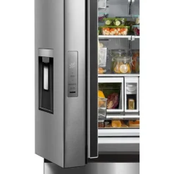 Midea 29.3 Cu. Ft. 36 In Refrigerator Stainless Bottom Freezer, French door - MRF29D2AST