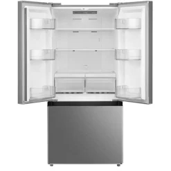 Midea 18 Cu Ft 30 In Refrigerator Stainless Bottom Freezer, French door - MRF18B4AST