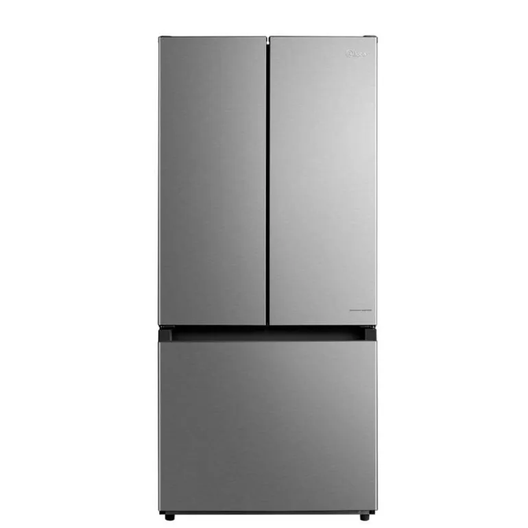 Midea 18 Cu Ft 30 In Refrigerator Stainless Bottom Freezer, French door - MRF18B4AST