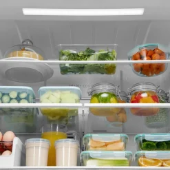 Midea 22,5 Cu. Ft. 33" Refrigerator Stainless Steel Bottom Freezer, French door - MRF23I7AST