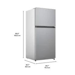 Midea 20,5 Cu. Ft. 30" Refrigerator Stainless Top Freezer - MRT21D2BST