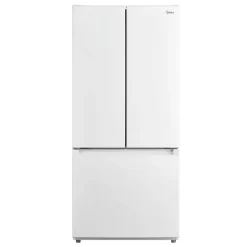 Midea 18,4 Cu. Ft. 30" Refrigerator White Bottom Freezer, French door - MRF18B4AWW