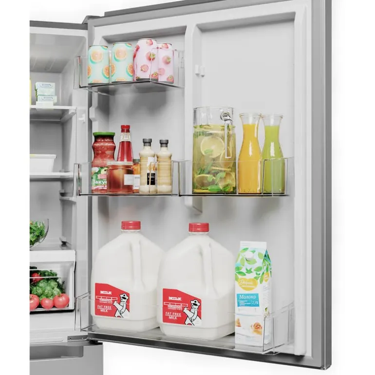 Midea 18.7 Cu. Ft. 30" Refrigerator Stainless Steel Bottom Freezer - MRB19B7AST