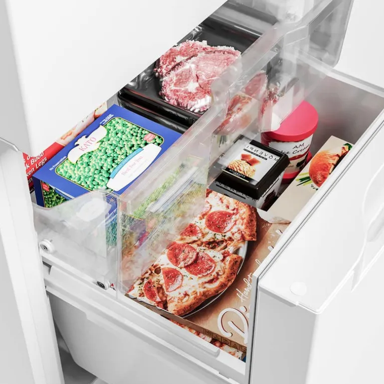 Midea 18.7 Cu. Ft. 30" Refrigerator White Bottom Freezer - MRB19B7AWW