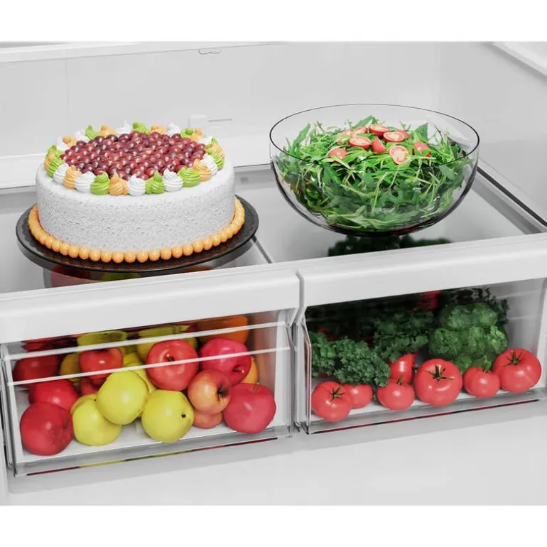 Midea 18.7 Cu. Ft. 30" Refrigerator White Bottom Freezer - MRB19B7AWW