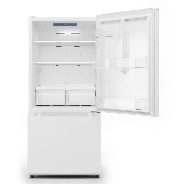 Midea 18.7 Cu. Ft. 30" Refrigerator White Bottom Freezer - MRB19B7AWW