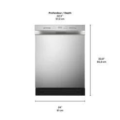 Midea Dishwasher Built-In Stainless Steel 24