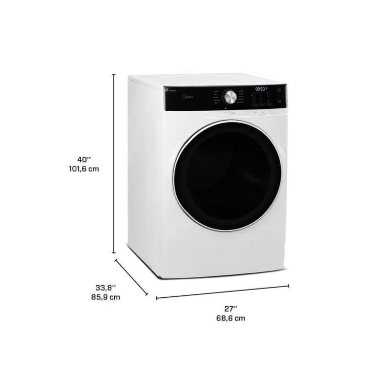Midea Dryer White 27" - MLE52N4AWW