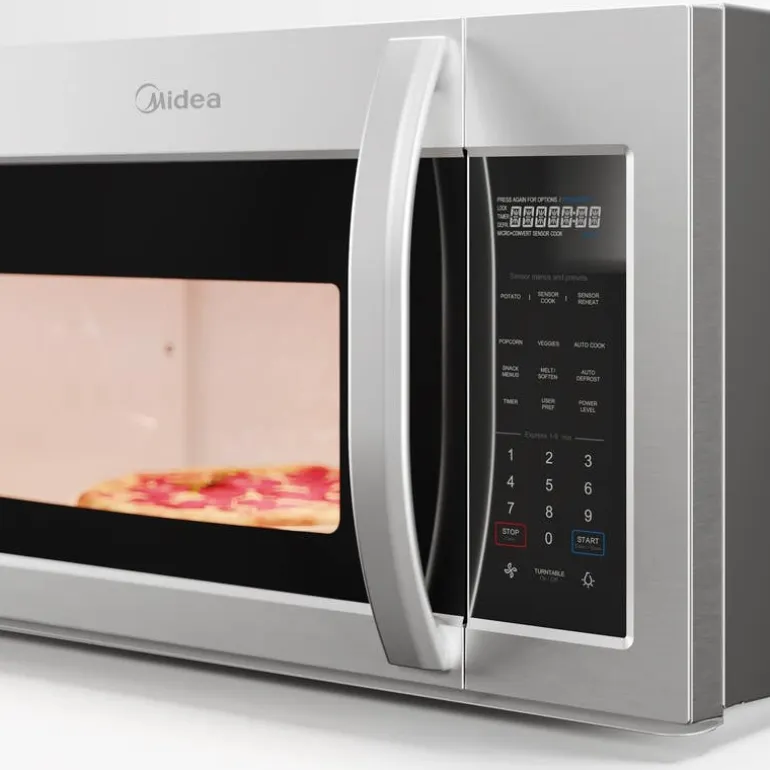 Midea Microwave Oven, Stainless, 1000 W, 300 - MMO19S14ASTC