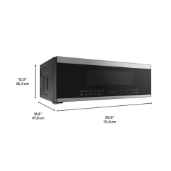 Midea Microwave/Hood, Stainless, 1000 W, 400 - MMO12S14ASTC