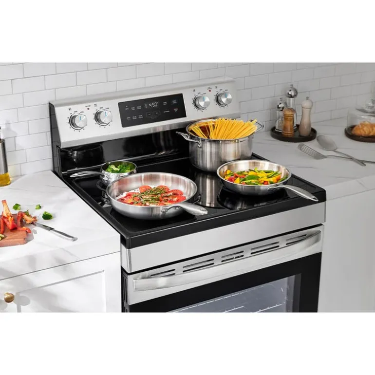 Midea Range Stainless Steel 30" Electric Glass-Ceramic - MER30B14ASTC
