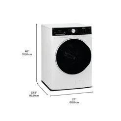 Midea Washer Front-Load White 27
