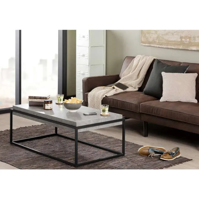 Modern Industrial Coffee Table - South Shore