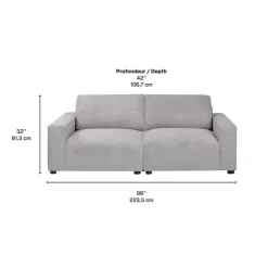 Modular Loveseat - 2 pcs