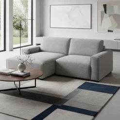 Modular Loveseat with Chaise on the Left - 2 pcs