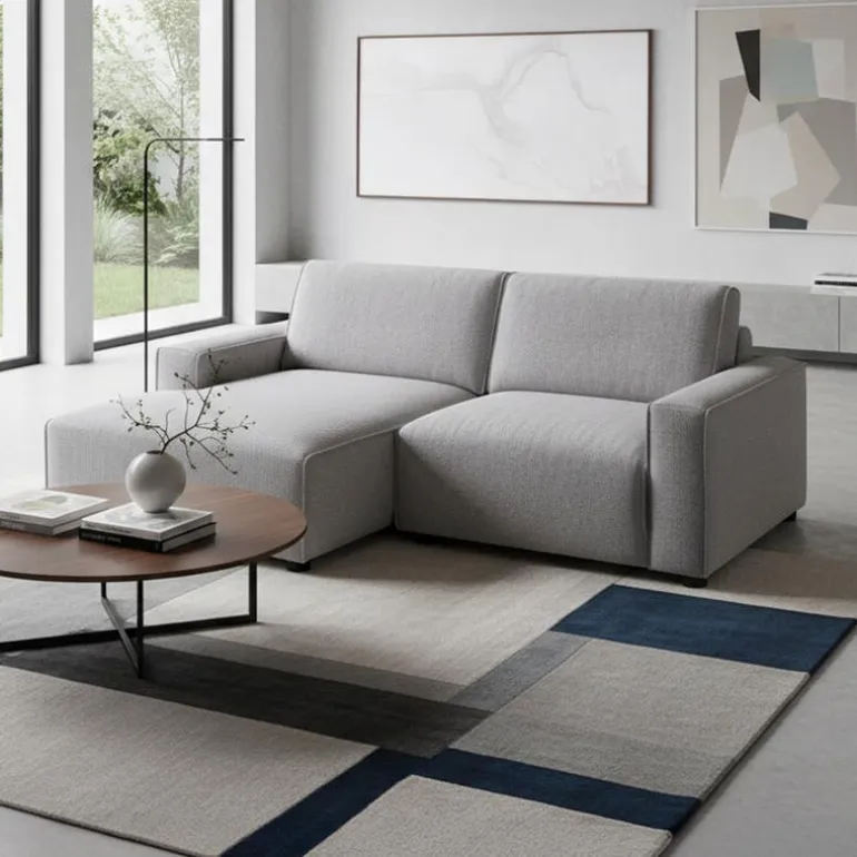 Modular Loveseat with Chaise on the Left - 2 pcs