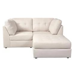 Modular Loveseat with Ottoman - 3 pcs