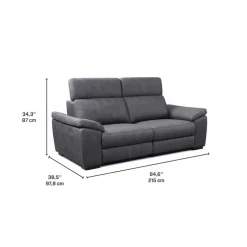 Modular Power Reclining Loveseat with Adjustable Headrests - 2 pcs