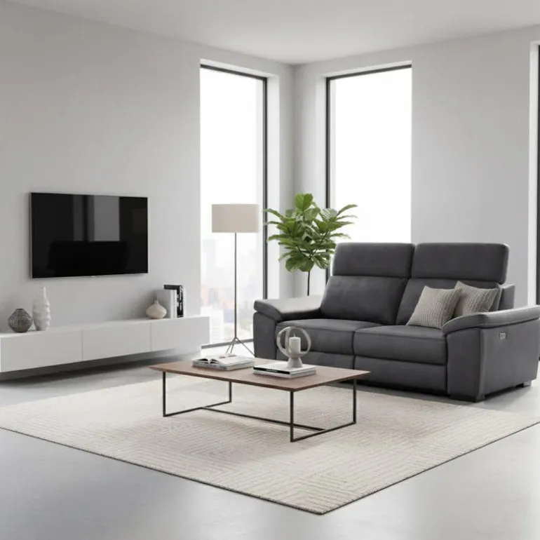 Modular Power Reclining Loveseat with Adjustable Headrests - 2 pcs
