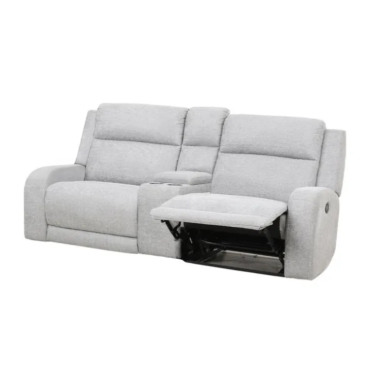 Modular Reclining Loveseat and Console with Storage and Cup Holders - 3 pcs