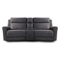 Modular Reclining Loveseat and Console with Storage, Cup Holders, and USB/USB-C Ports - 3 pcs