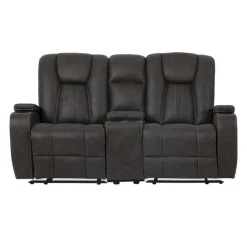 Modular Reclining Loveseat with Console - 3 pcs