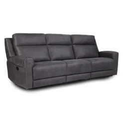 Modular Reclining Sofa with Fold-Down Seat, Cup Holders, USB/USB-C Ports and Wireless Charger - 3 pcs