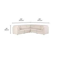 Modular Sectional - 5 pcs