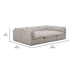 Modular Sectional Bed - 6 pcs