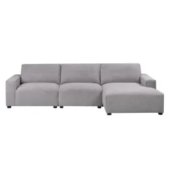 Modular Sectional with Chaise on the Right - 3 pcs