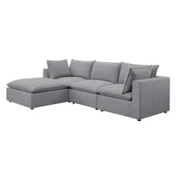 Modular Sectional with Ottoman - 4 pcs