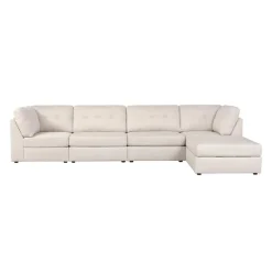 Modular Sectional with Ottoman - 5 pcs