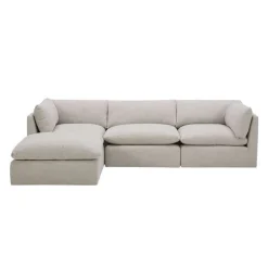 Modular Sectional with Ottoman - 4 pcs