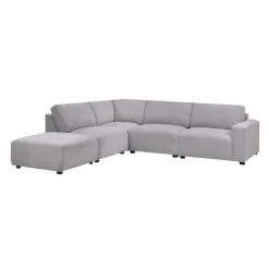 Modular Sectional with Ottoman Positioned to the Left Seat - 5 pcs
