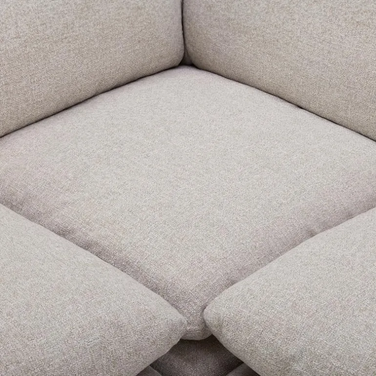 Modular Sectional with Ottoman - 6 pcs