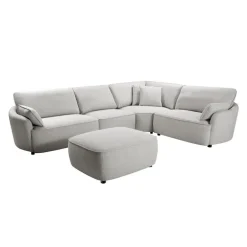 Modular Sectional with Ottoman - 5 pcs