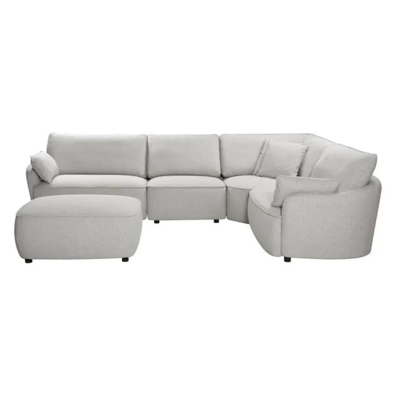 Modular Sectional with Ottoman - 5 pcs