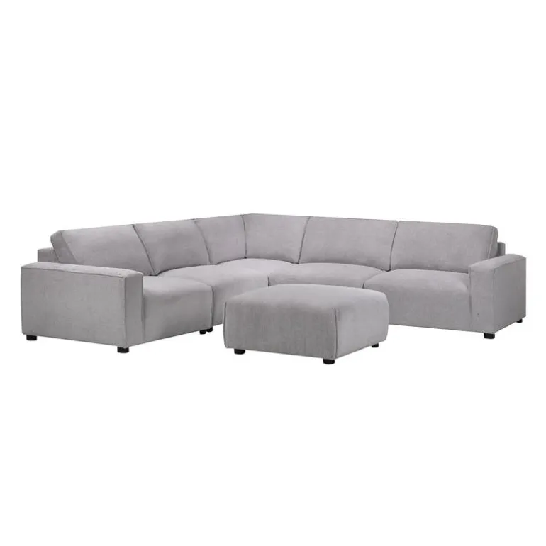 Modular Sectional with Ottoman - 6 pcs